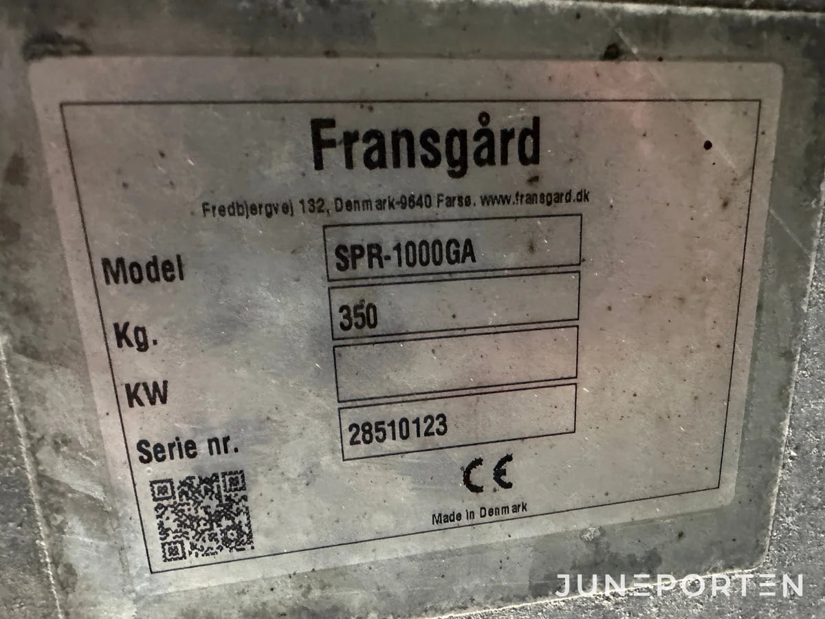 Sandspridare Fransgård SPR-1000GA
