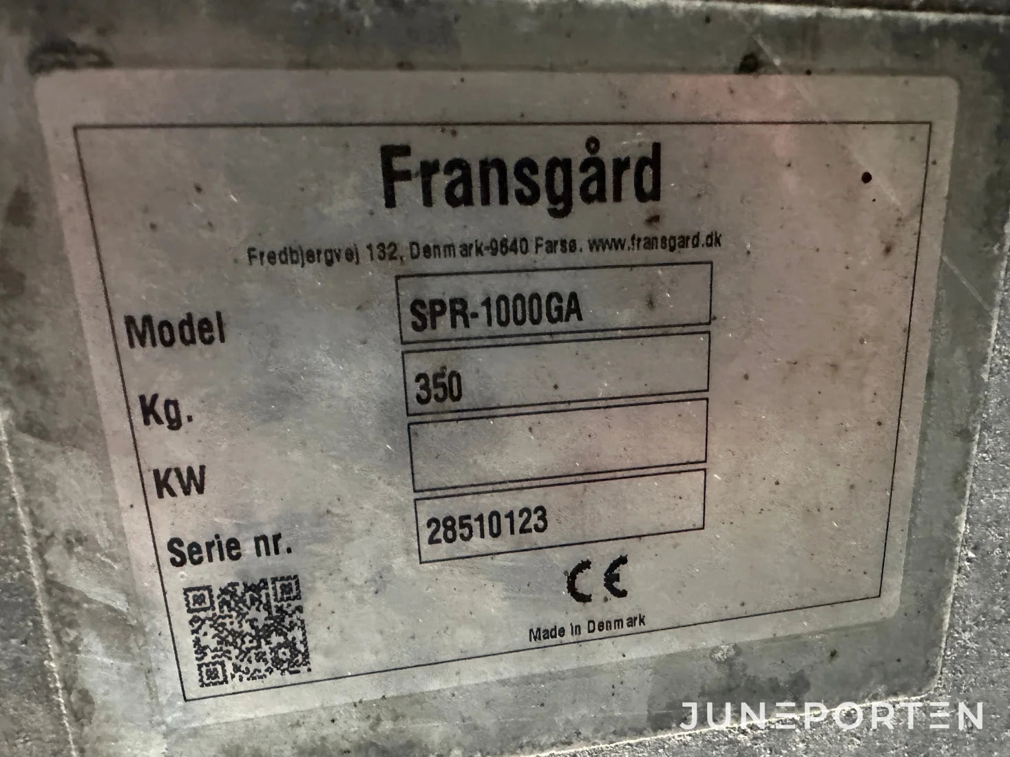 Sandspridare Fransgård SPR-1000GA