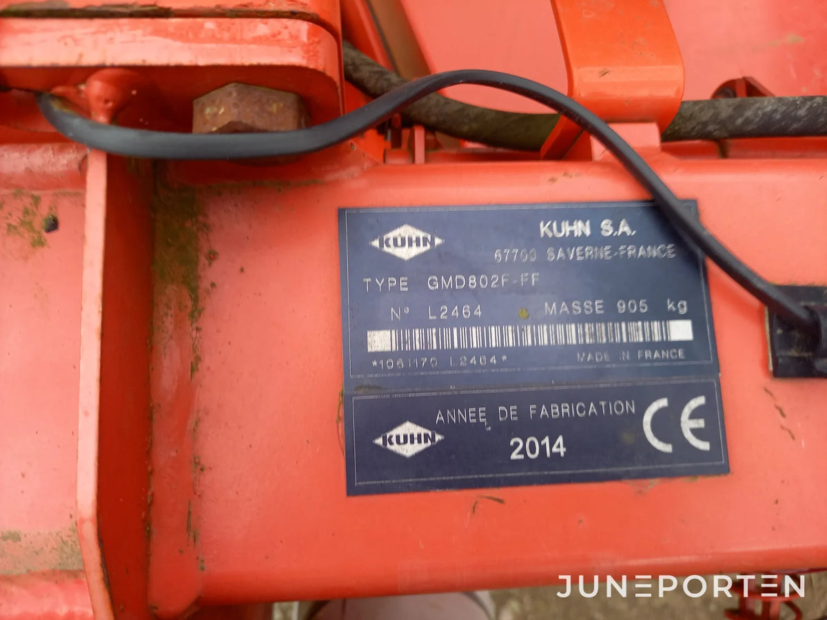 Frontslåttermaskin KUHN GMD 802 F
