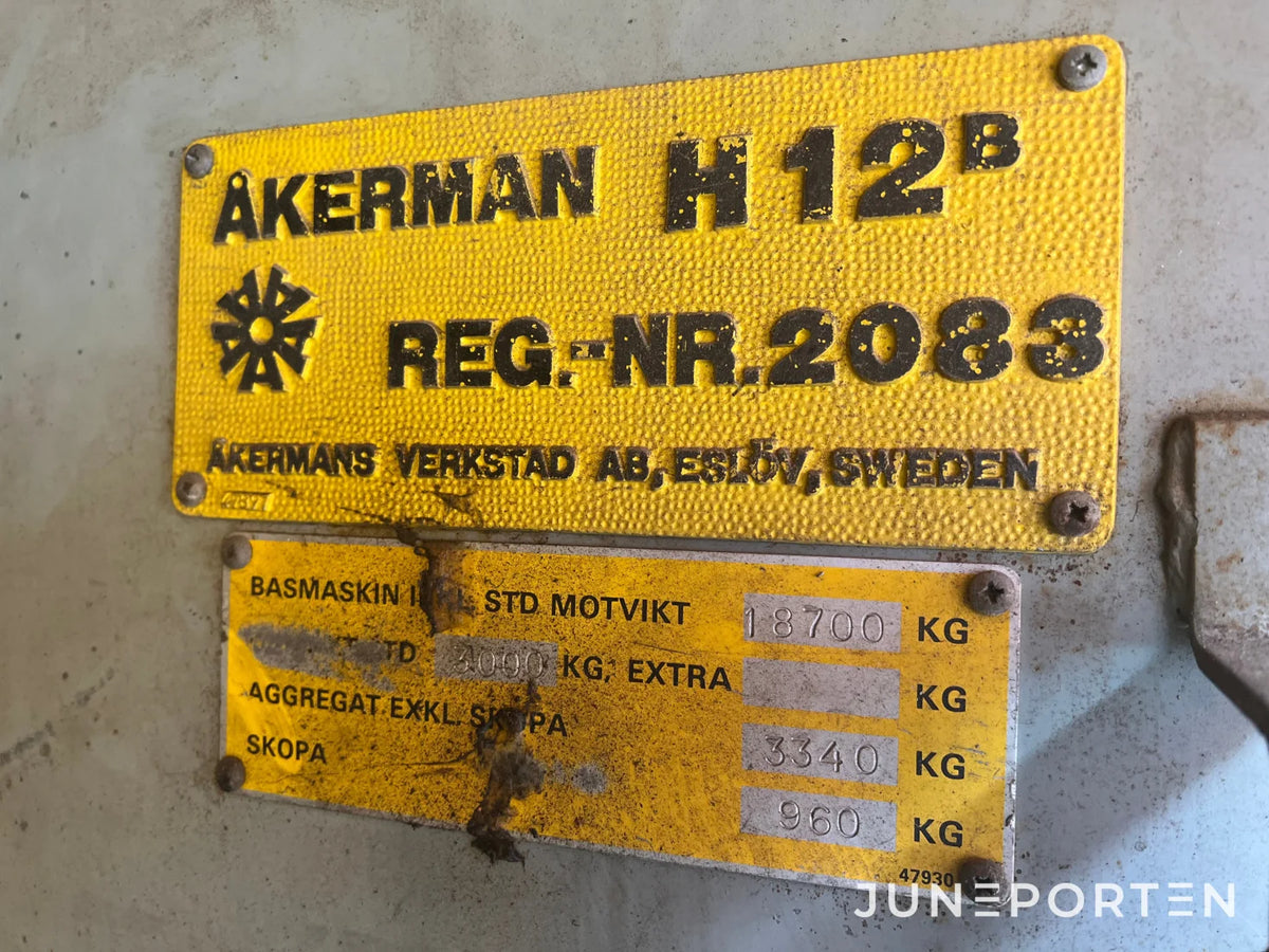 Grävmaskin Åkerman H12B