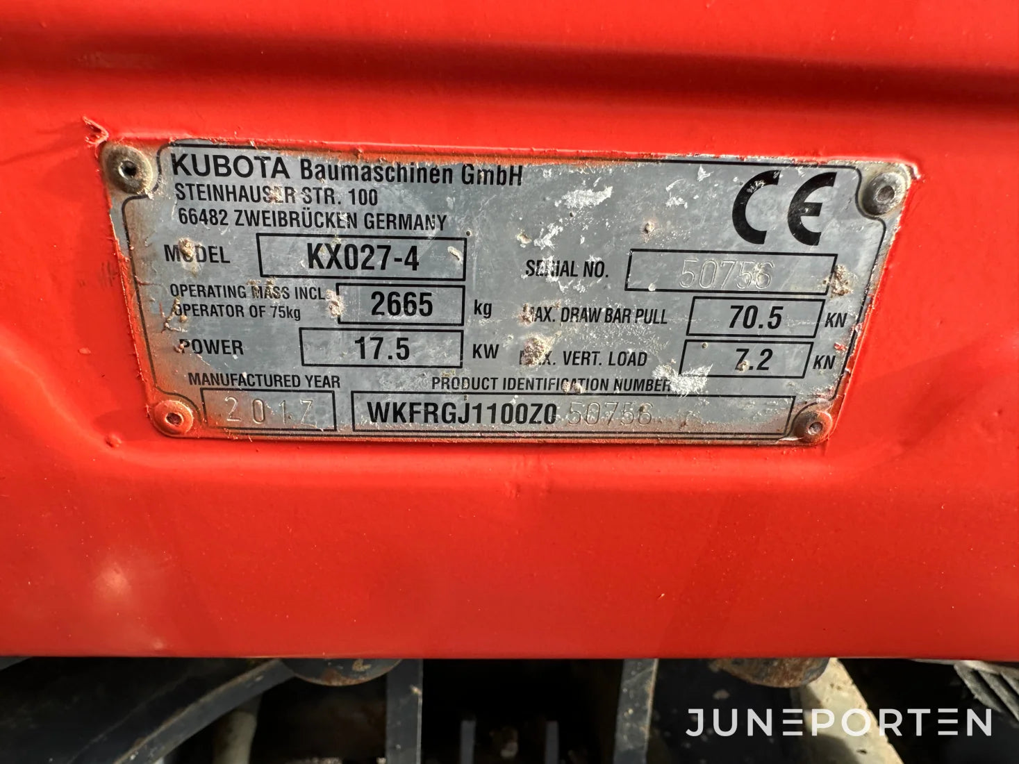 Grävmaskin Kubota KX027-4