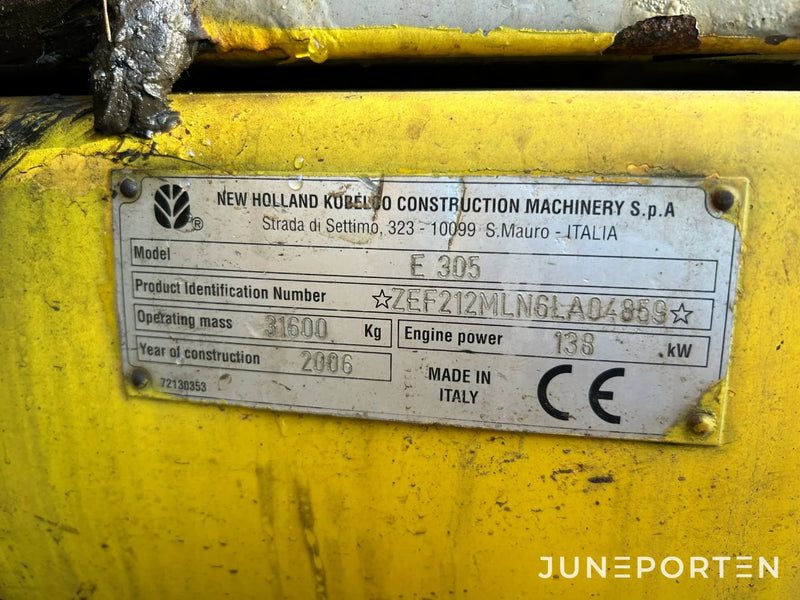 Grävmaskin New Holland E305