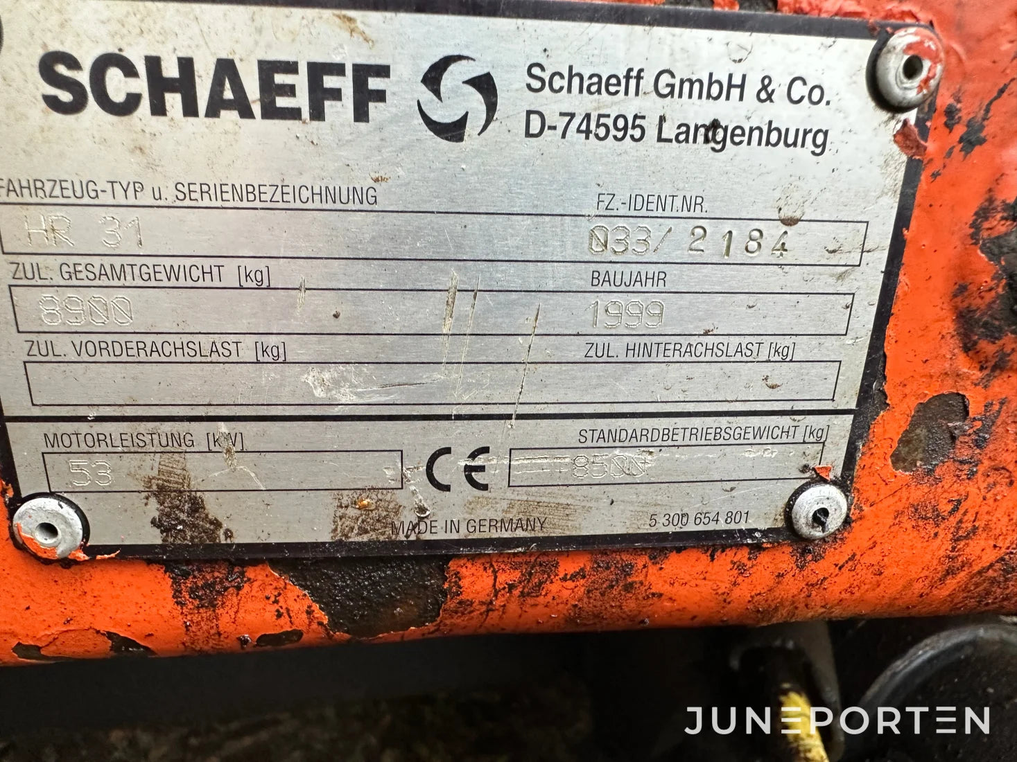 Bandgrävare Schaeff HR31