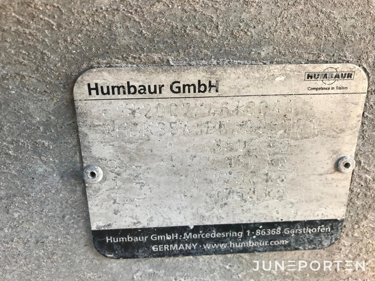 Gullabo Humbaur Släp med tipp