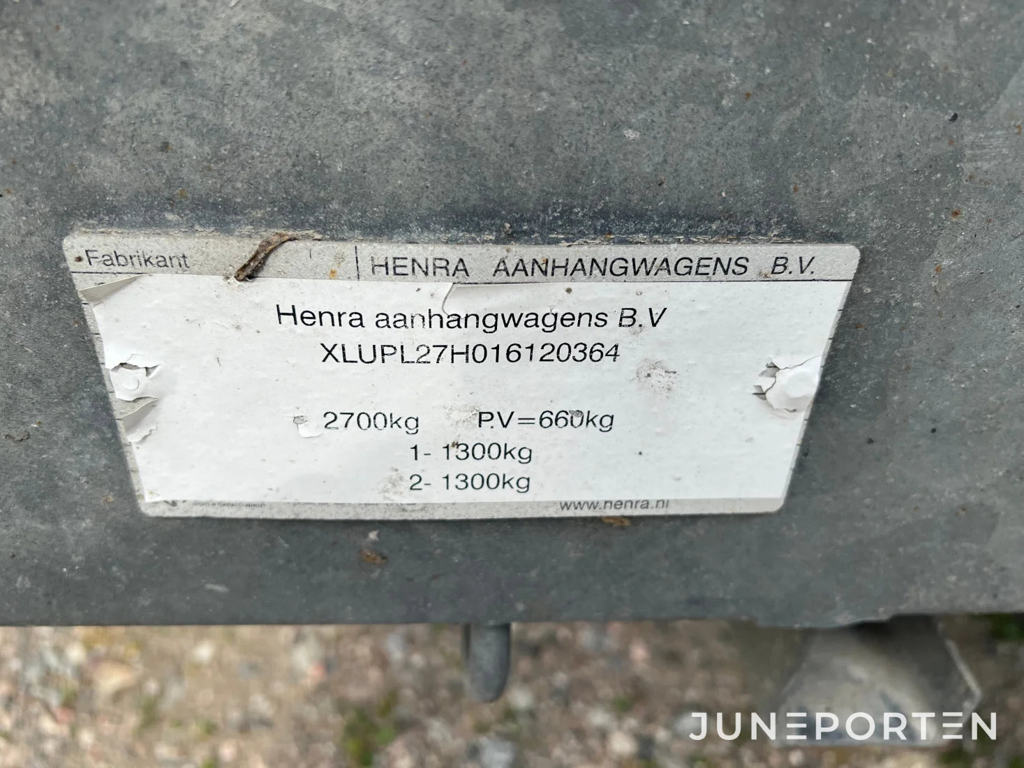 Släpvagn Hendra PL27DS