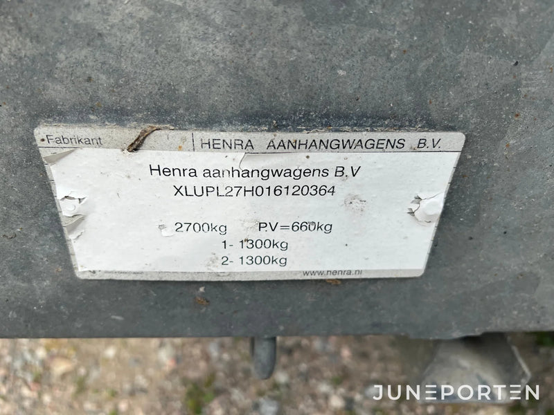 Släpvagn Hendra PL27DS