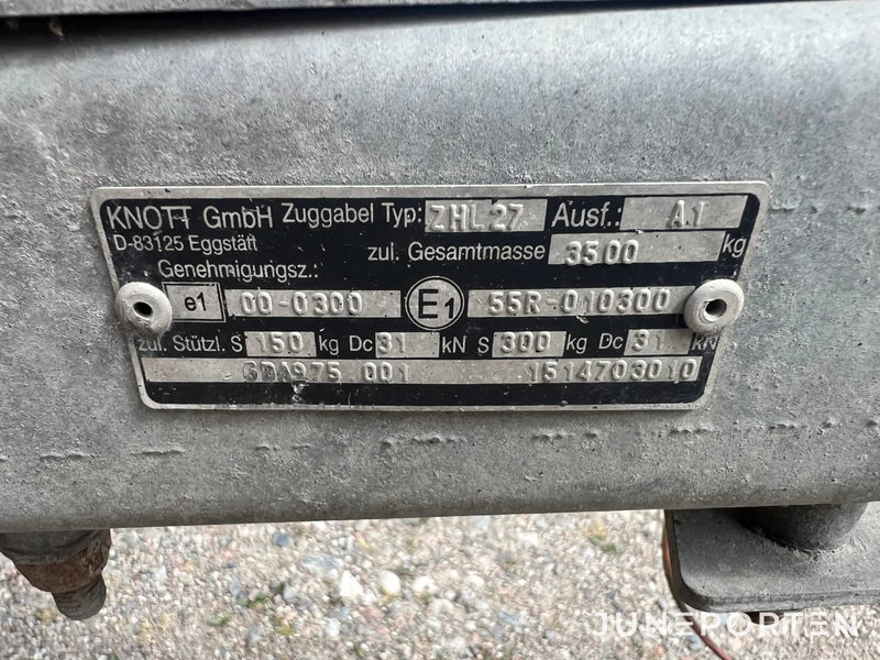 Släpvagn Hendra PL27DS