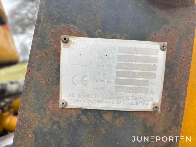 Hjulgrävare Hydrema M1100 inkl redskap