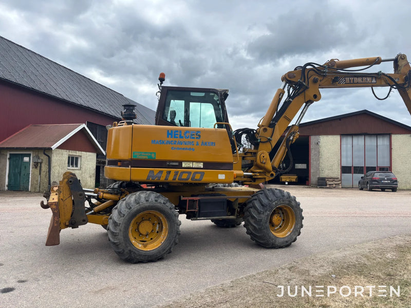 Hjulgrävare Hydrema M1100 inkl redskap
