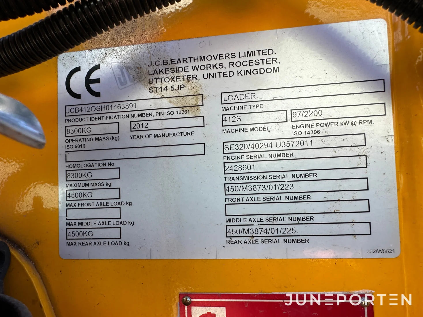 Hjullastare JCB 412S