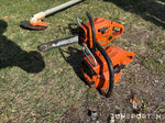 Husqvarna röjsåg+2st motorsågar