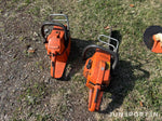 Husqvarna röjsåg+2st motorsågar