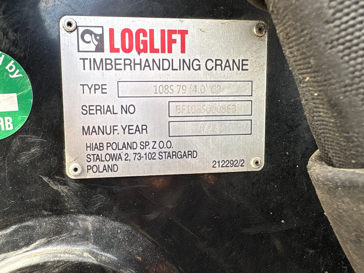 Timmerbil med kran - Scania, R660B6X4NB