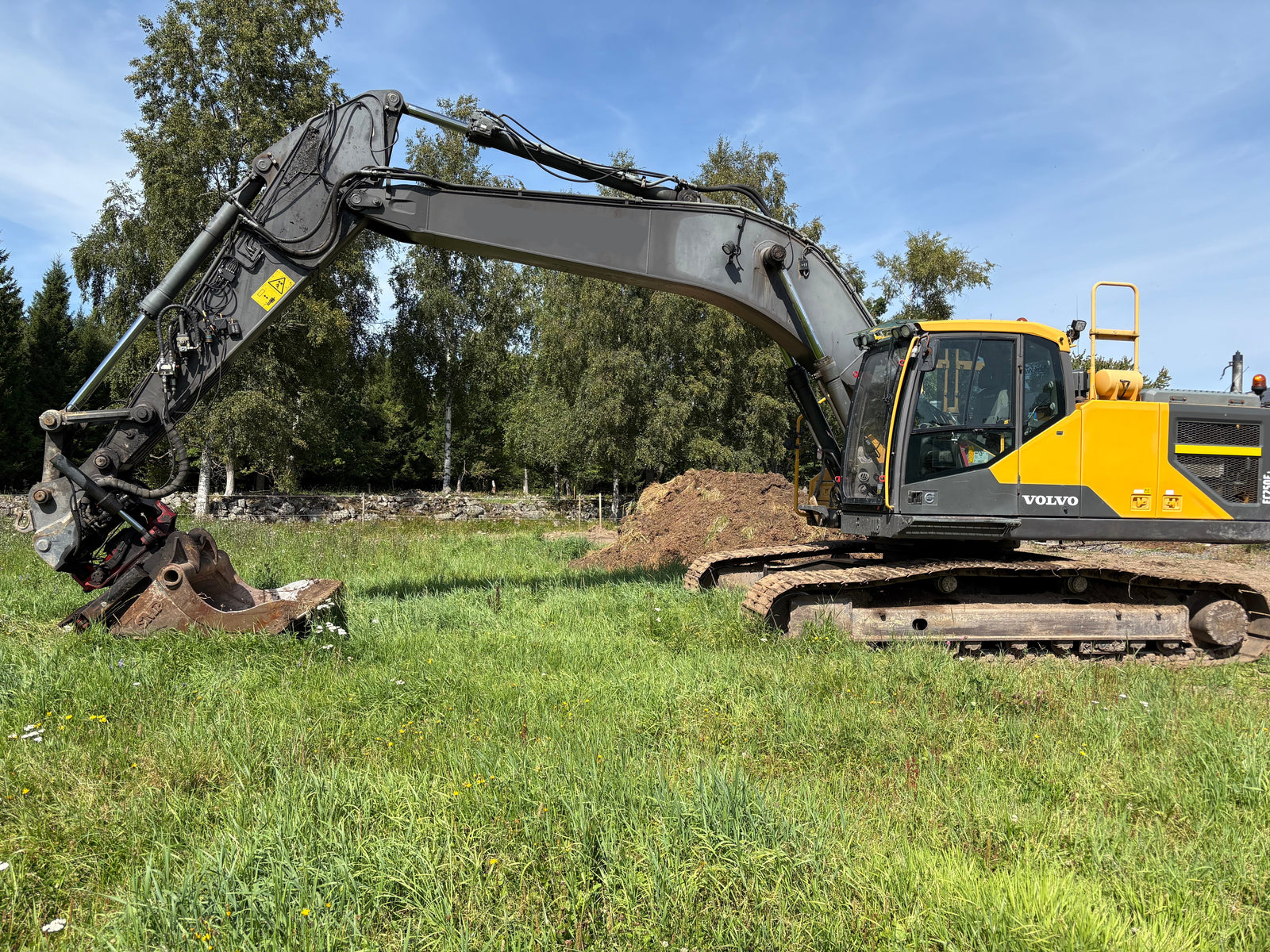 Bandgrävare Volvo EC250EL