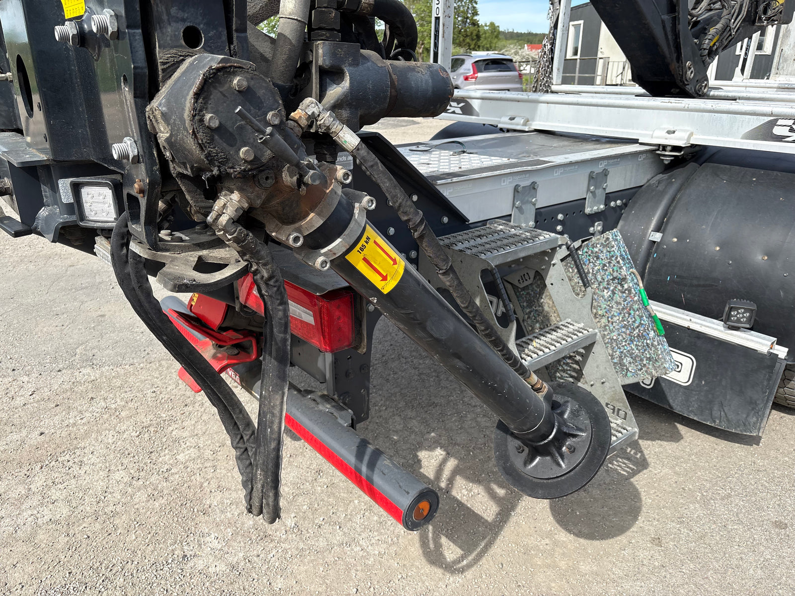 Timmerbil med kran - Scania, R660B6X4NB