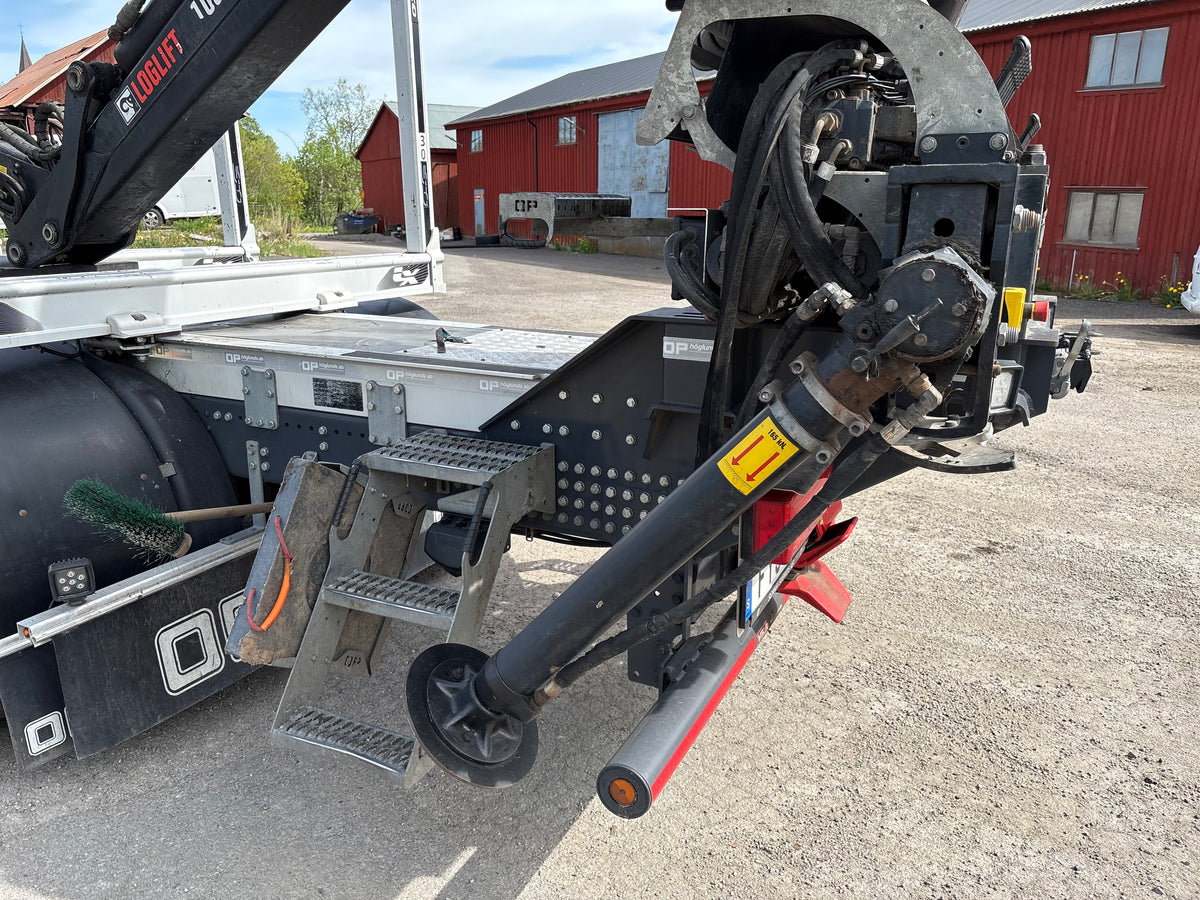 Timmerbil med kran - Scania, R660B6X4NB