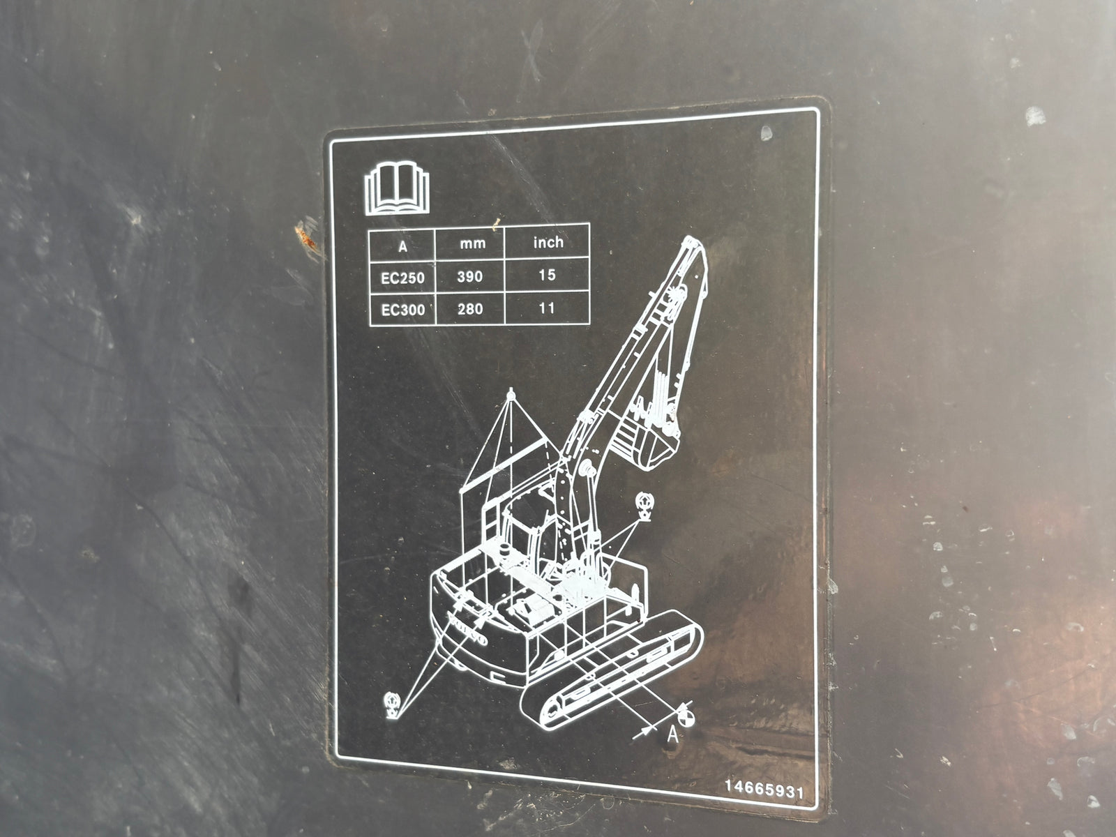 Bandgrävare Volvo EC250EL