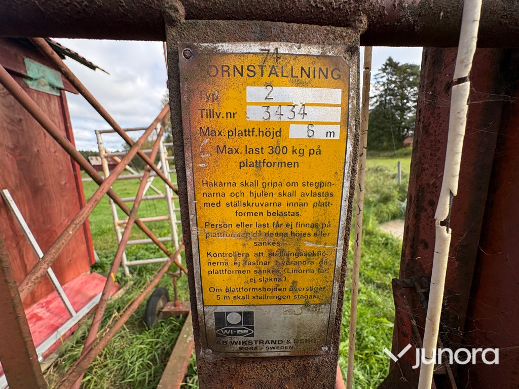 Rullbar TornStällning