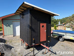 Jaktkoja på hjul
