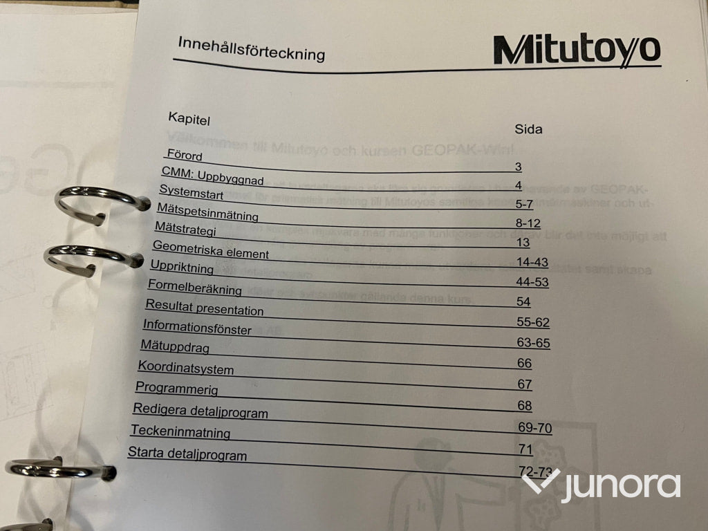 Koordinatmätmaskin - Mitutoyo, B-706