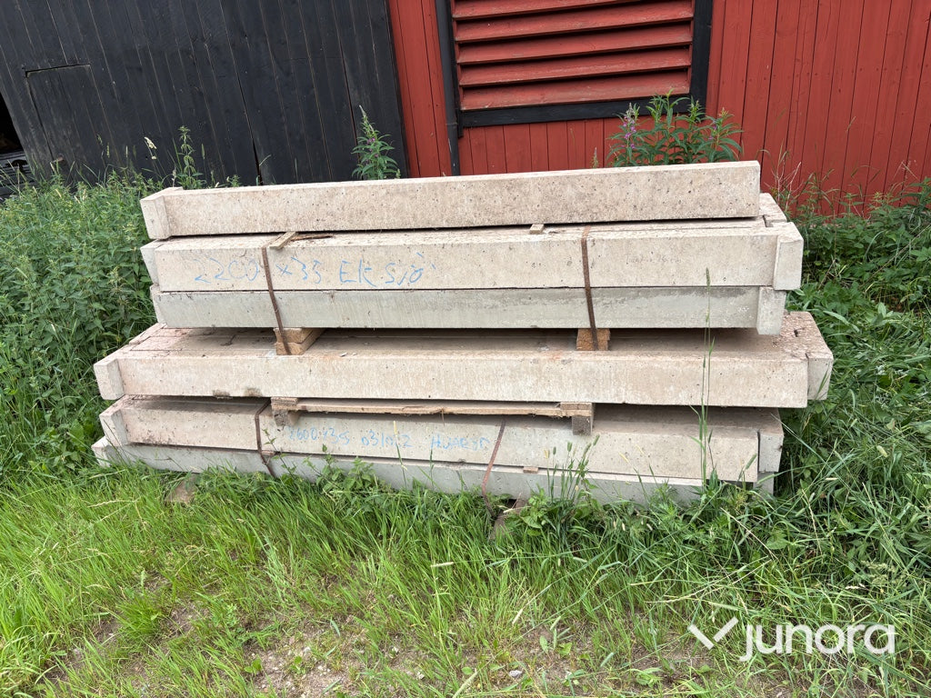 Spaltgolv i betong – 26 st, oanvända