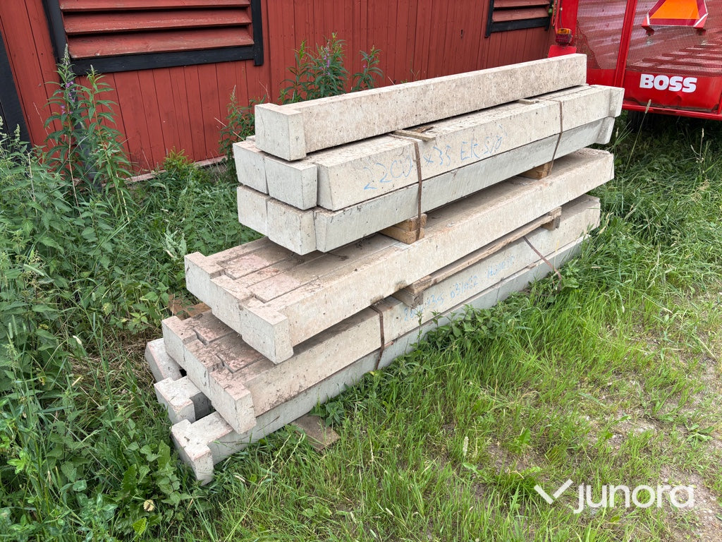 Spaltgolv i betong – 26 st, oanvända