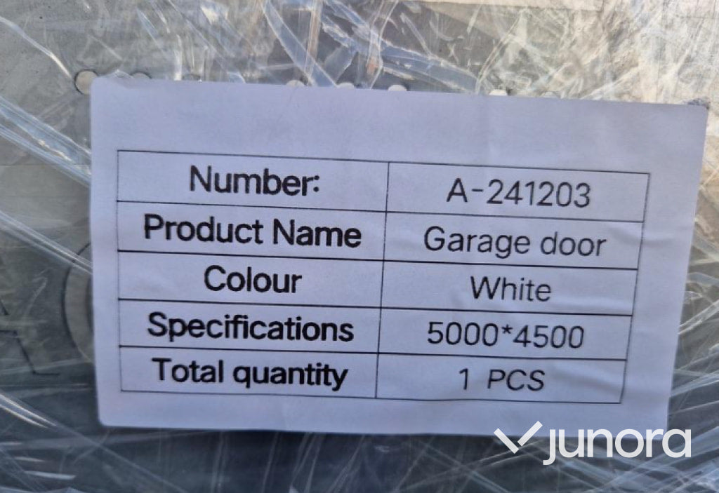 Garageport 5000 x 4500 mm