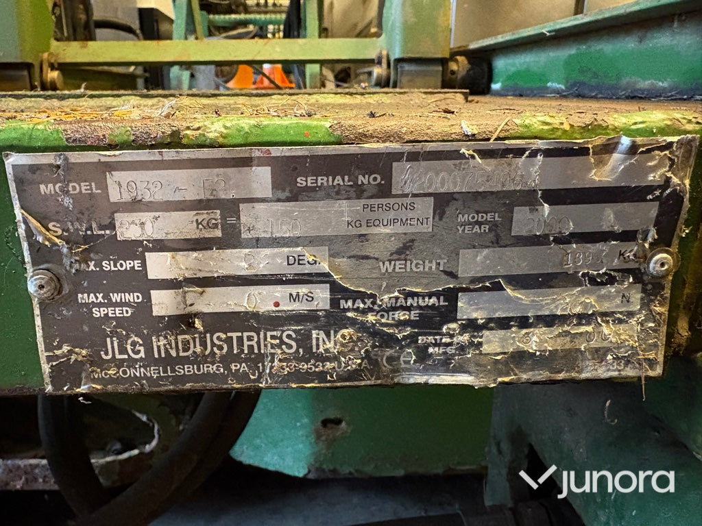 Saxlift – JLG Industries 1932-E
