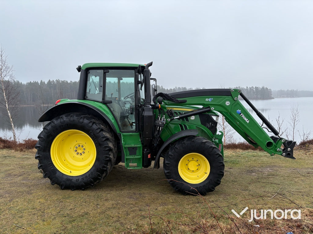 Traktor - John Deere 6130M med lastare & frontlyft