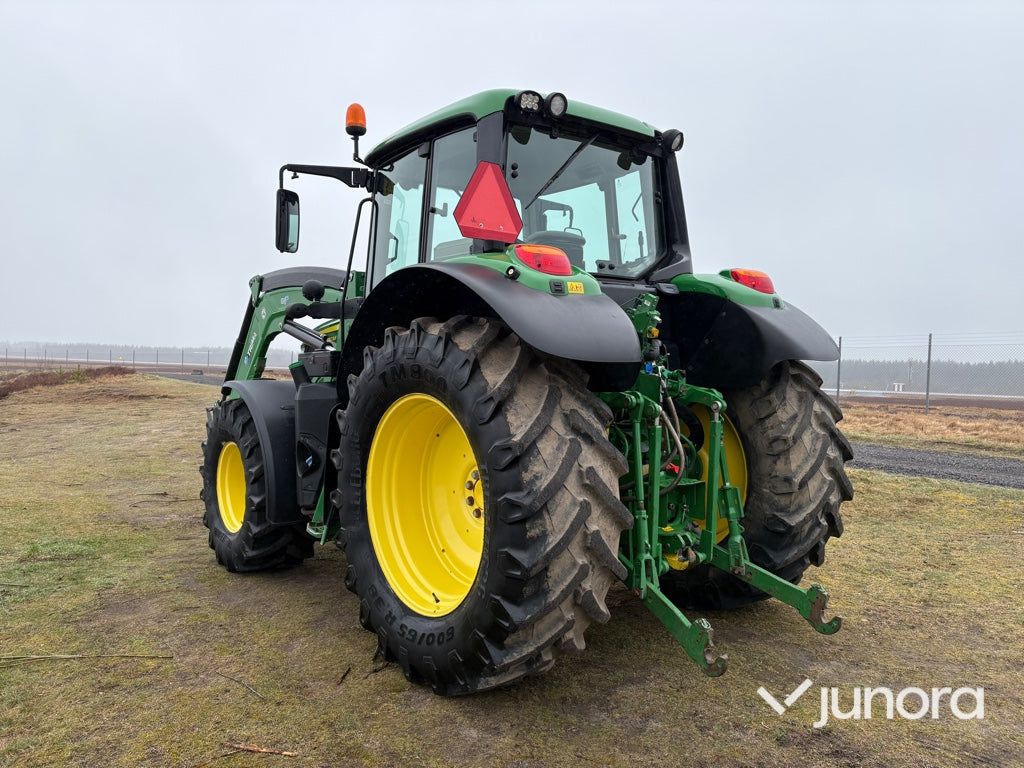 Traktor - John Deere 6130M med lastare & frontlyft