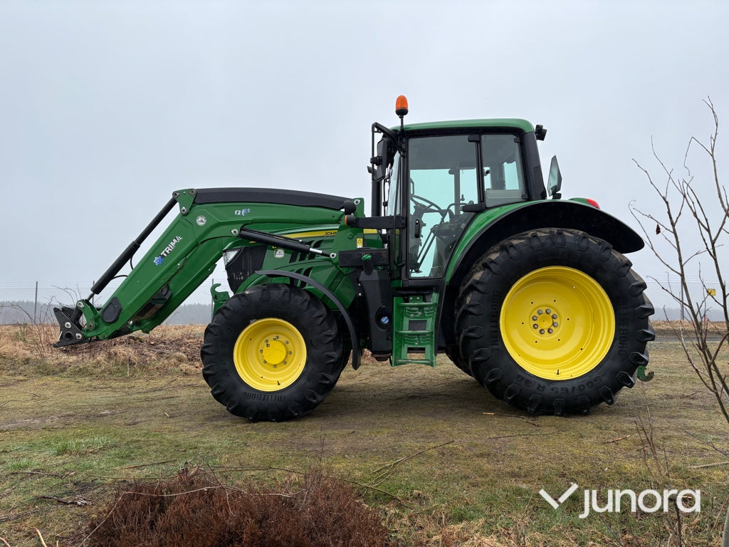 Traktor - John Deere 6130M med lastare & frontlyft