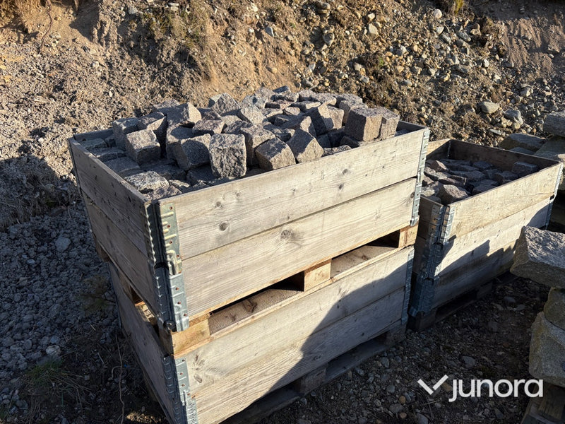 Smågatsten - Svensk granit, 10x10 cm