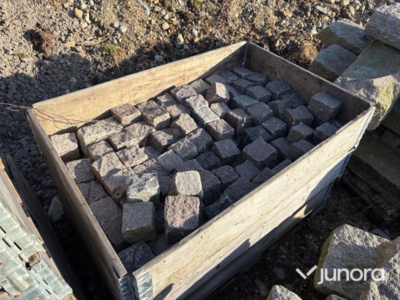 Smågatsten - Svensk granit, 10x10 cm