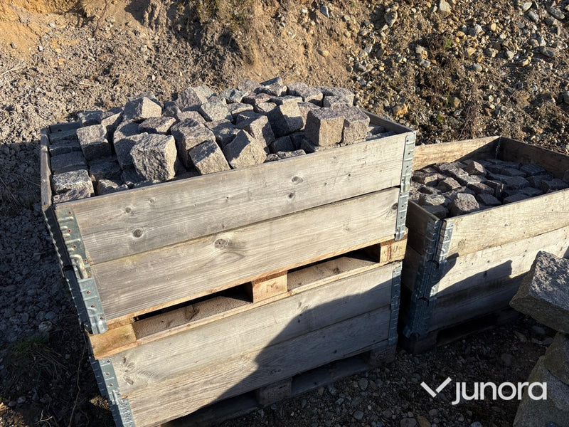 Smågatsten - Svensk granit, 10x10 cm