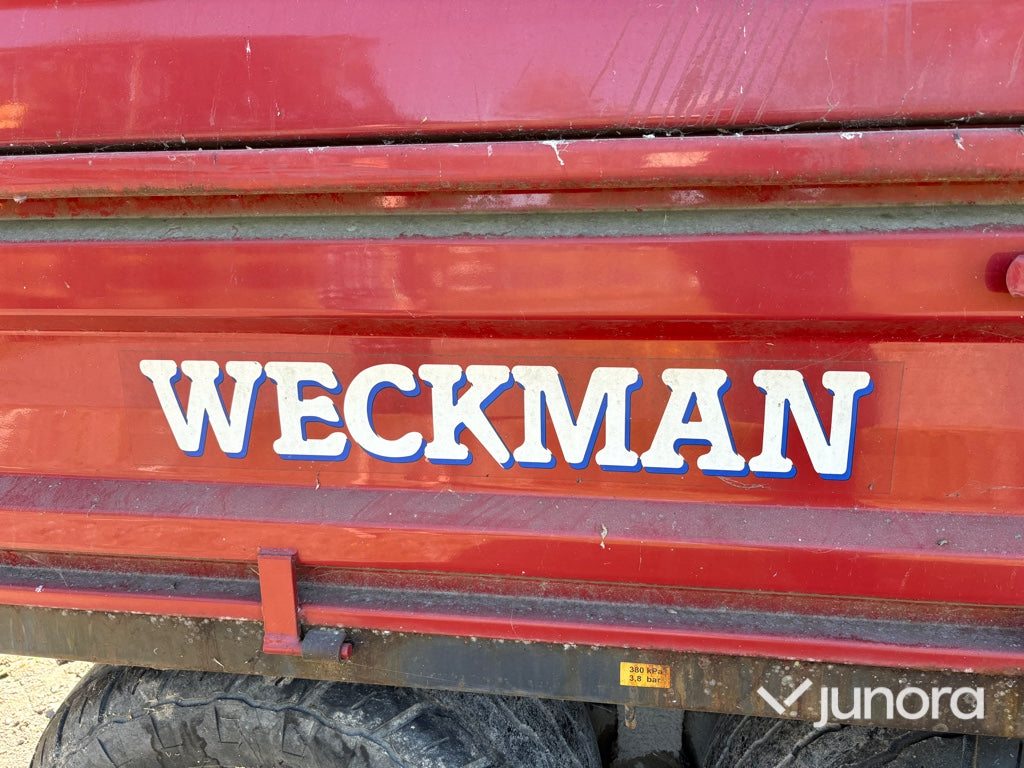 Spannmålsvagn med tipp Weckman WS 120
