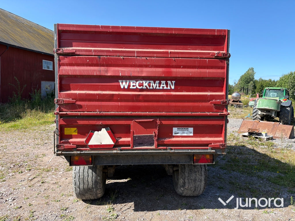 Spannmålsvagn med tipp Weckman WS 120