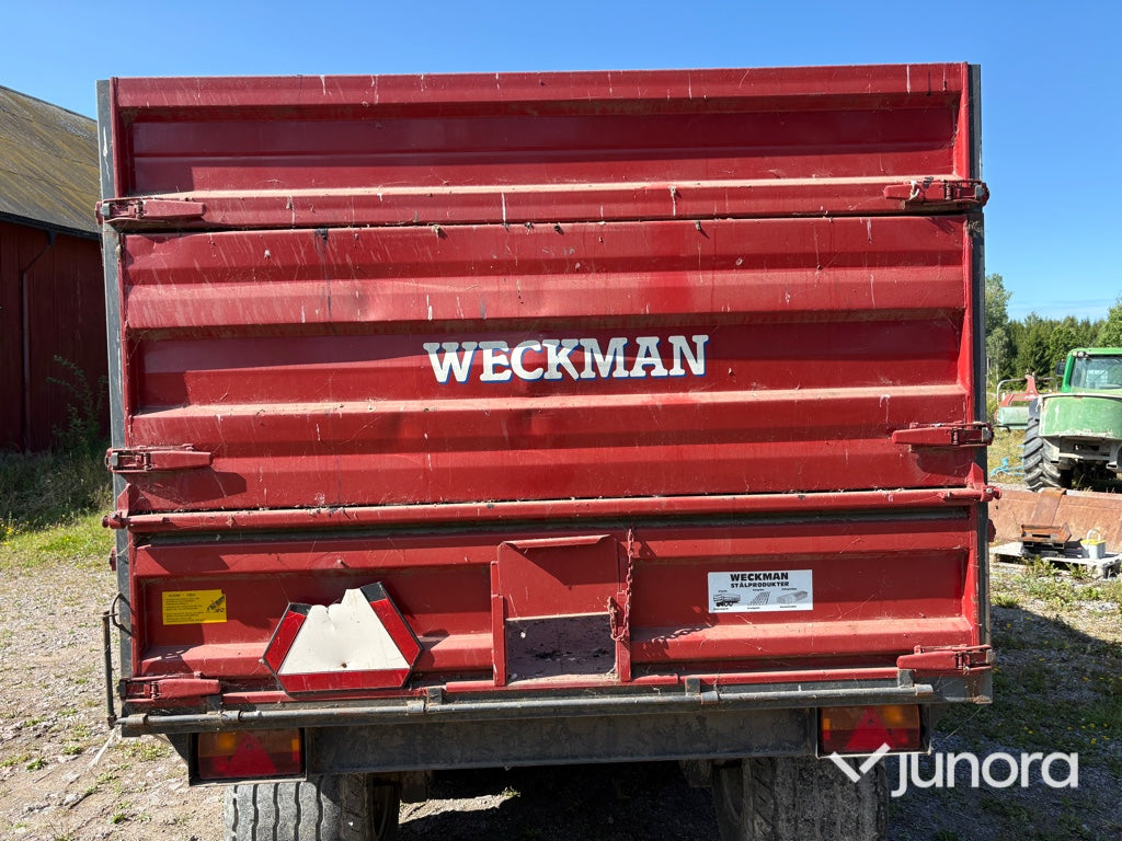 Spannmålsvagn med tipp Weckman WS 120