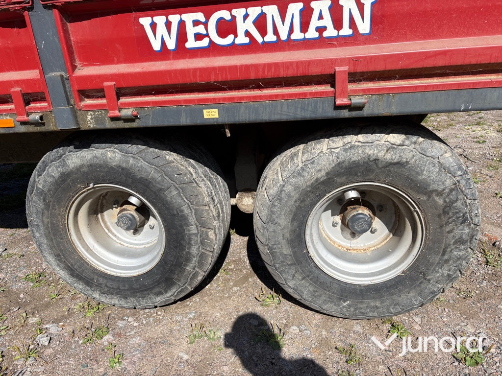 Spannmålsvagn med tipp Weckman WS 120
