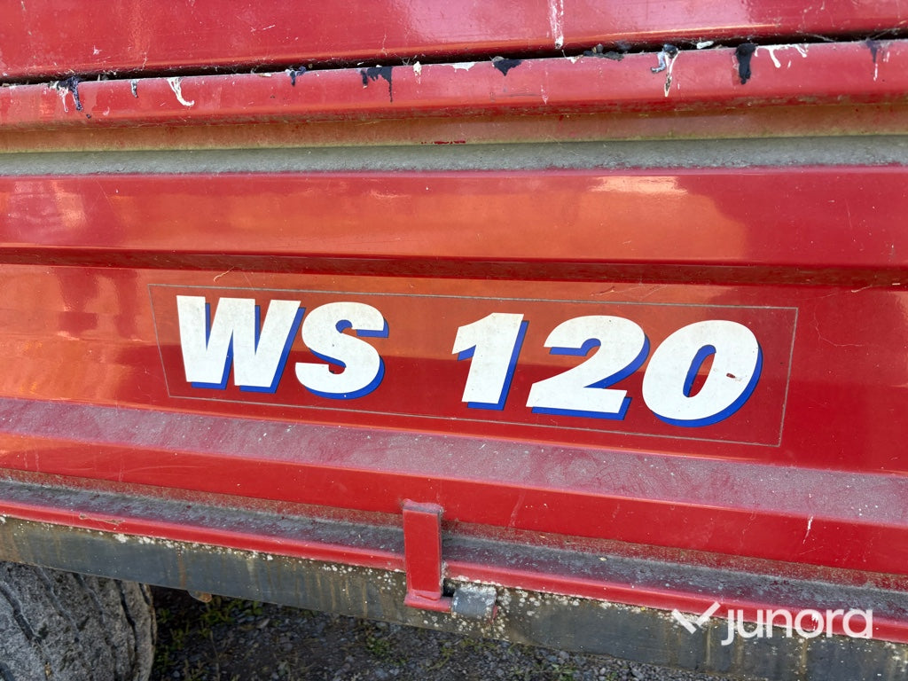 Spannmålsvagn med tipp Weckman WS 120
