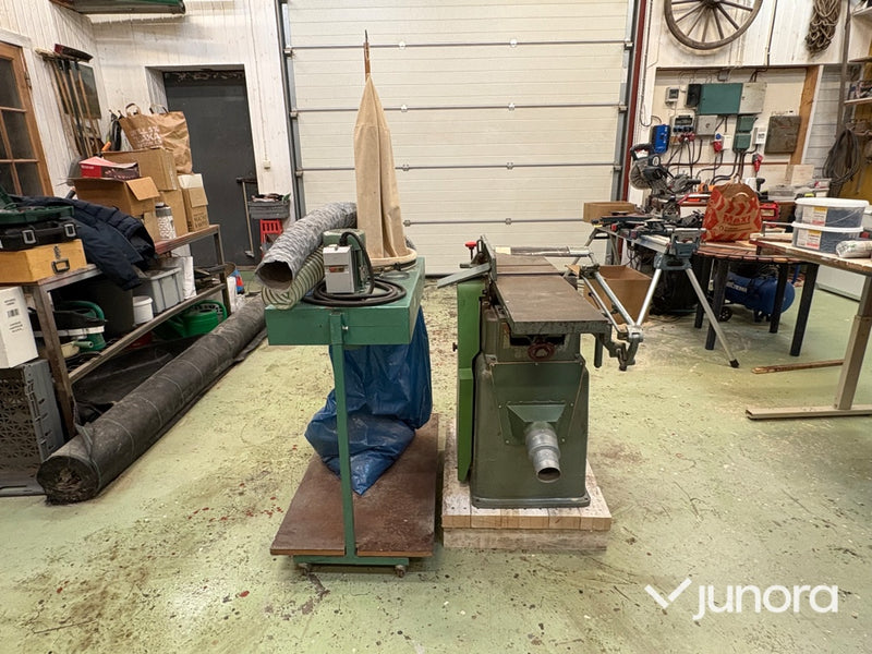 Planhyvel med spånsug – Wåhlström & Co / Kity