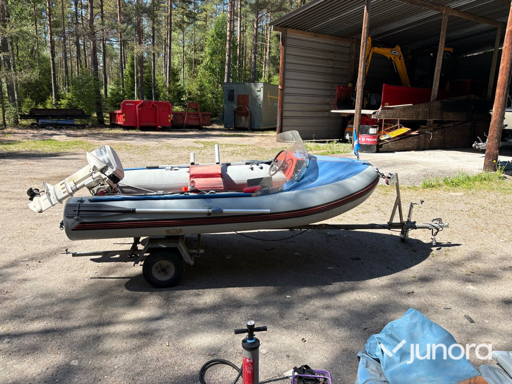 Ribbåt med trailer - Wiking, Libra, Johnson 15 hk
