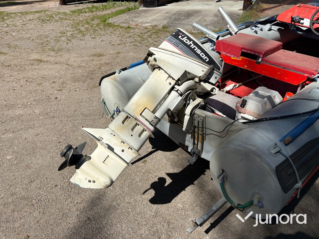 Ribbåt med trailer - Wiking, Libra, Johnson 15 hk