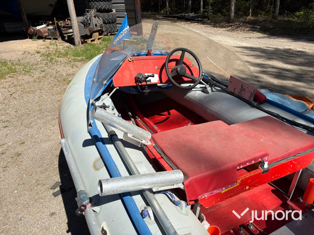 Ribbåt med trailer - Wiking, Libra, Johnson 15 hk
