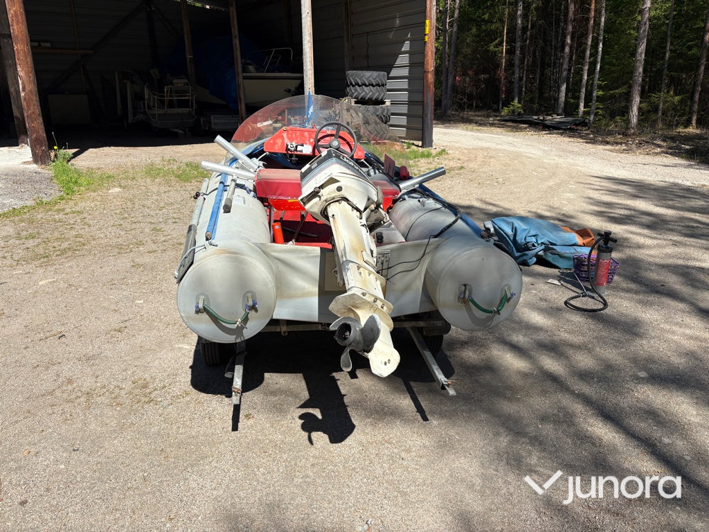 Ribbåt med trailer - Wiking, Libra, Johnson 15 hk