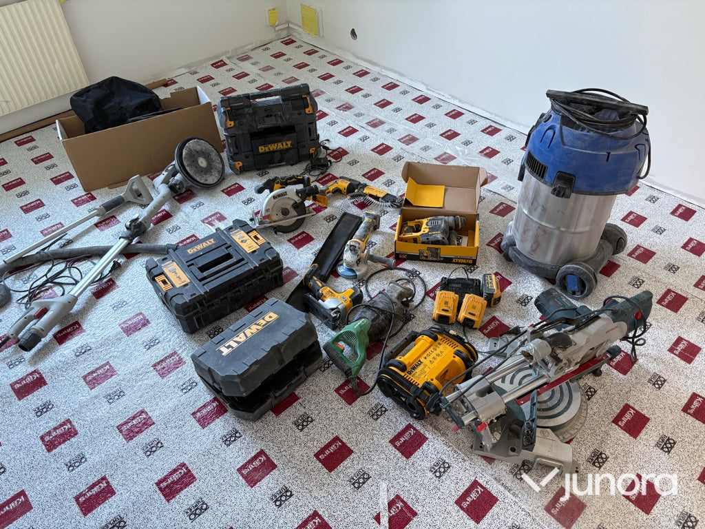 Verktygspaket - DeWalt, Bosch, Hitachi, Nilfisk, Sigma, 16 st