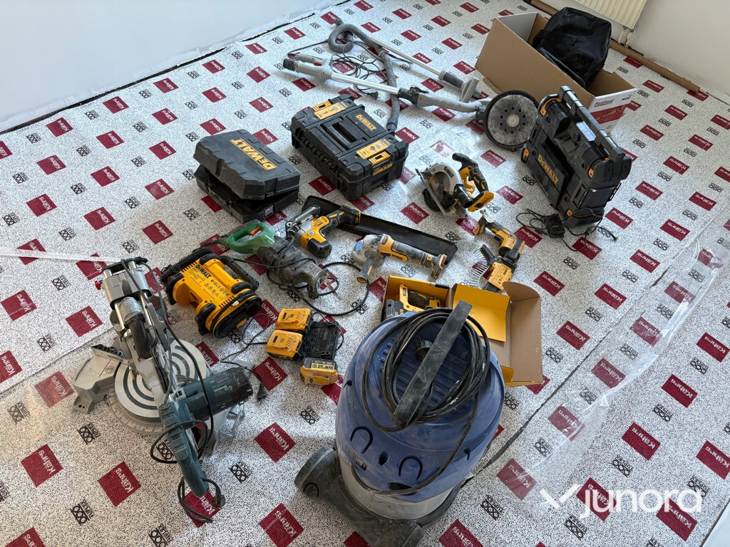Verktygspaket - DeWalt, Bosch, Hitachi, Nilfisk, Sigma, 16 st