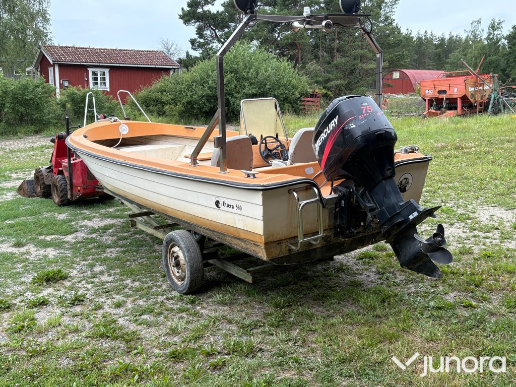 Båt uttern 560 med trailer