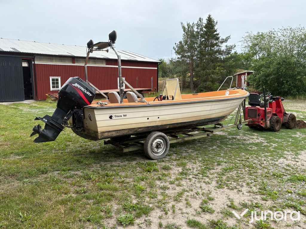 Båt uttern 560 med trailer