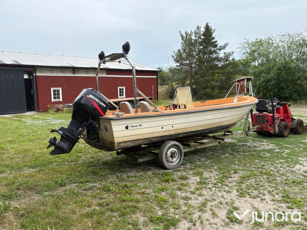 Båt uttern 560 med trailer