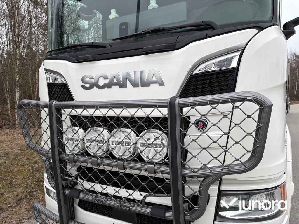 Timmerbil med släp - Scania, R660B6X4NB
